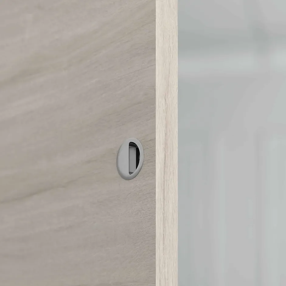 Porte Coulissante avec Rail - Oslo 83 cm - Avec butée-Coulicool Clearance