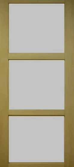 Gd Menuiseries Porte Coulissante Ayous 3 Panneaux Gris Ral 7035 H204 X L83,rail Alu, Coquilles