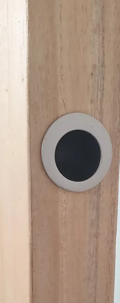 Porte Coulissante Blakeria Ral7016 Vitrée H204 X L83, Galandage, Kit Finition-Gd Menuiseries Online