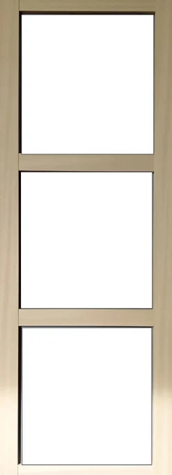 Porte Coulissante Bois Ayous Vitrage Transparent H204 X L73, Rail Alu-Gd Menuiseries Sale