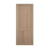 Porte coulissante Camargue effet chêne naturel H.204 x l.83 cm