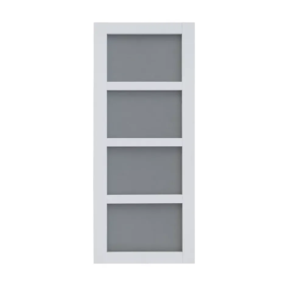 Porte coulissante Connemara 4 carreaux blanc H.204 x l.83 cm- Sale