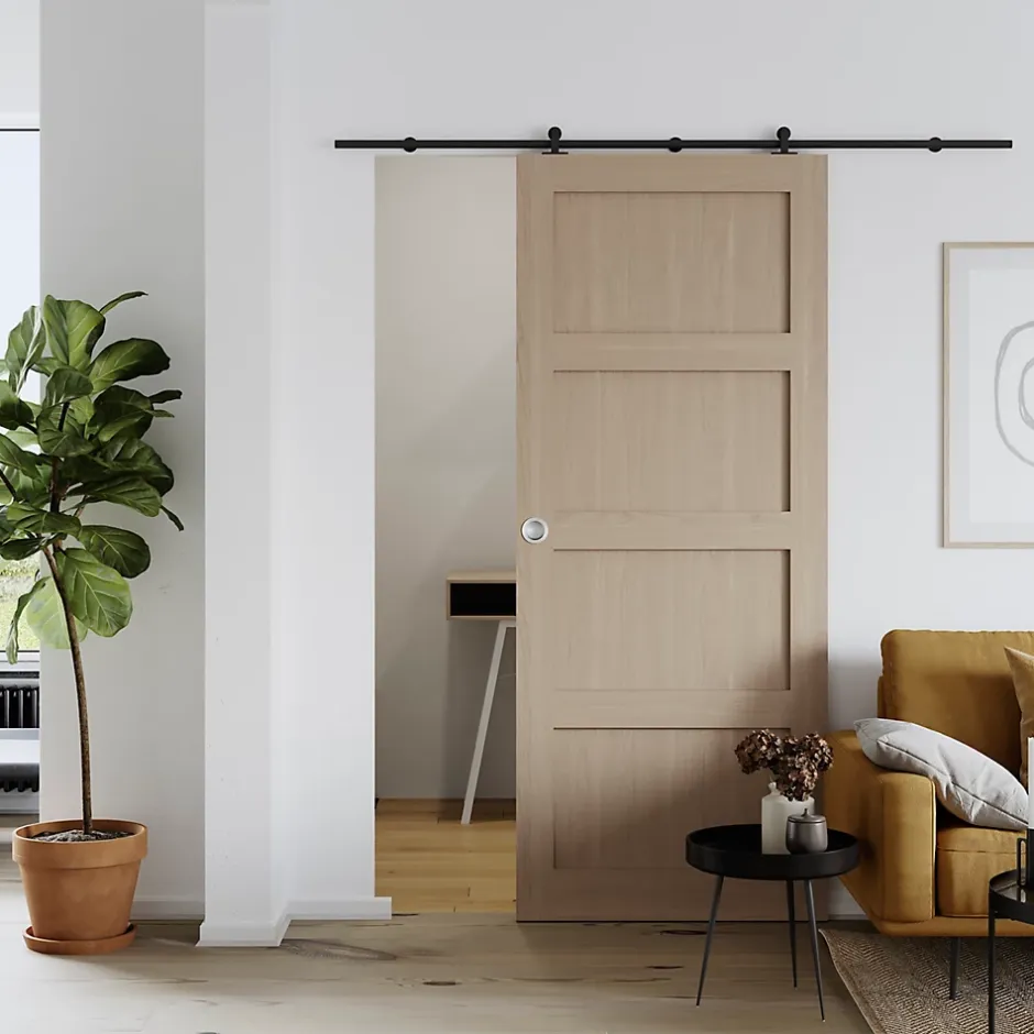 Porte coulissante Connemara chêne H.204 x l.83 cm-GoodHome Online