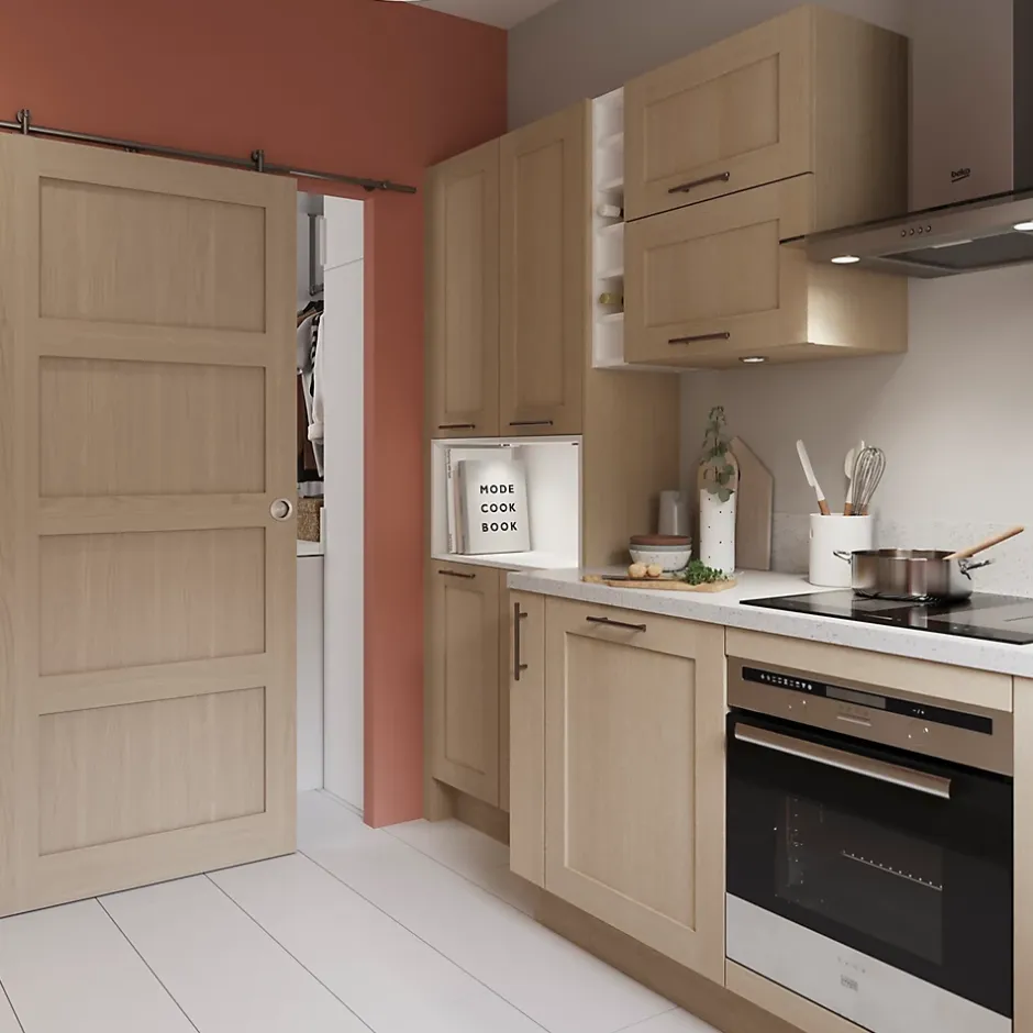 Porte coulissante Connemara chêne H.204 x l.83 cm-GoodHome Online