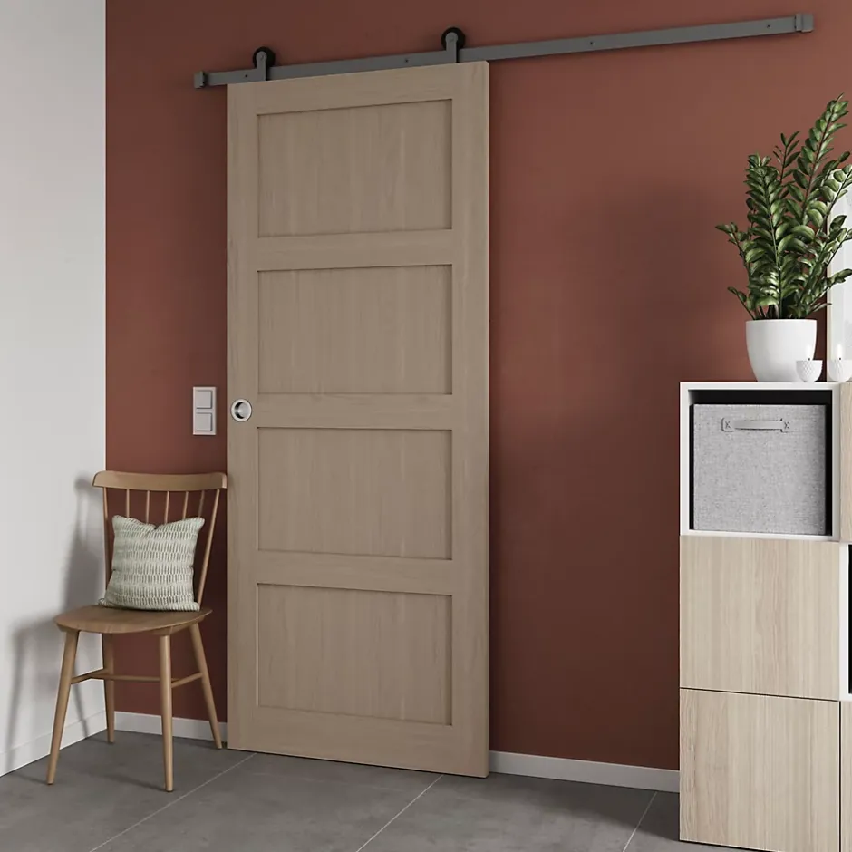 Porte coulissante Connemara chêne H.204 x l.83 cm-GoodHome Online