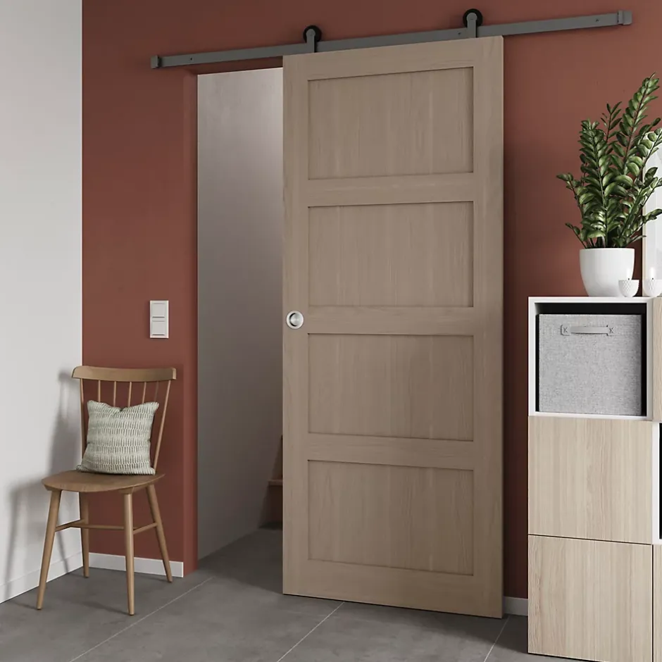 Porte coulissante Connemara chêne H.204 x l.83 cm-GoodHome Online