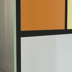 Porte coulissante en verre seule (rail non inclus) - MONDO OPAQUE - H. 204 x L. 83 - Fabrication Française NORMANDIE-Aurys Best