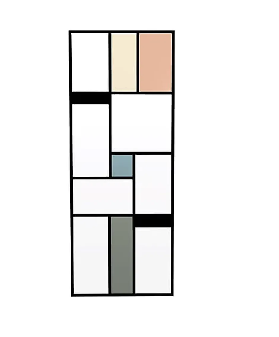 Porte coulissante en verre seule - MONDO CLAIRE - H. 204 x L. 93 - Fabrication Française NORMANDIE-Aurys Hot