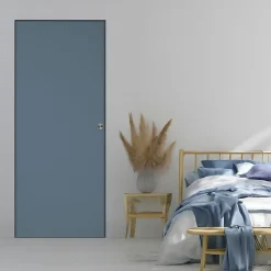 Porte coulissante Exmoor blanc H.204 x l.73 cm