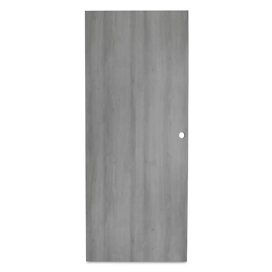 Porte coulissante Exmoor gris H.204 x l.83 cm