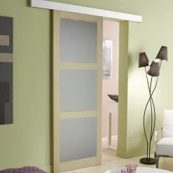 Gd Menuiseries Porte Coulissante Ken Chene 3 Panneaux H204 X L83