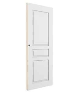 Porte coulissante Ordesa postformé 3 panneaux blanc H.204 x l.73 cm