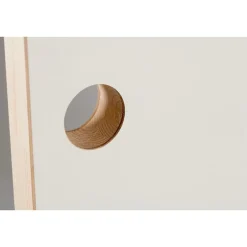 Porte coulissante Slot blanc H.204 x l.73 cm