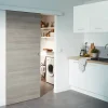 Porte coulissante Summa gris clair H.204 x l.83 cm- Online