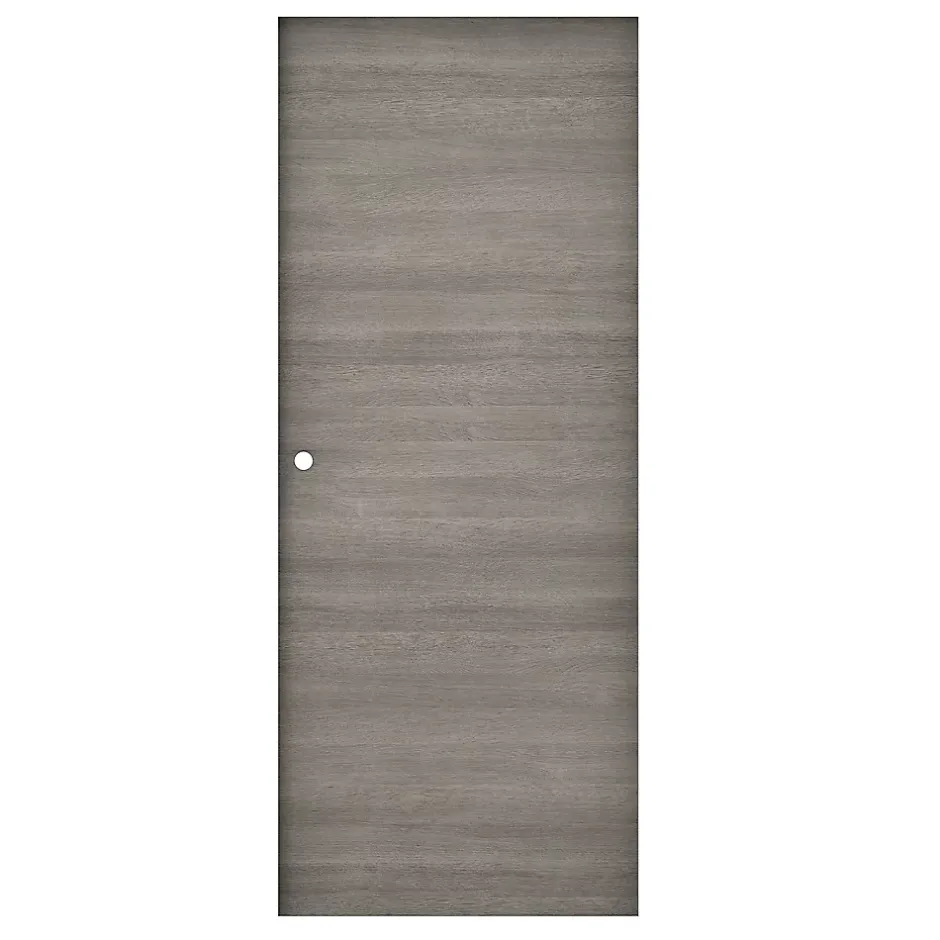 Porte coulissante Summa gris clair H.204 x l.73 cm- Online
