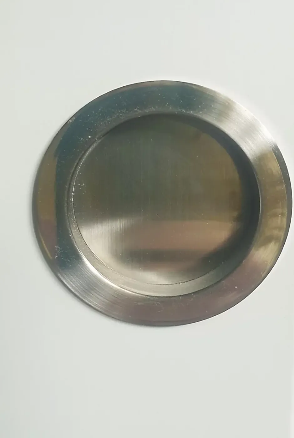 Gd Menuiseries Porte Coulissante Tana Blanc Vitrée H204 X L93, Rail Alu Bandeau Blanc, Coquilles