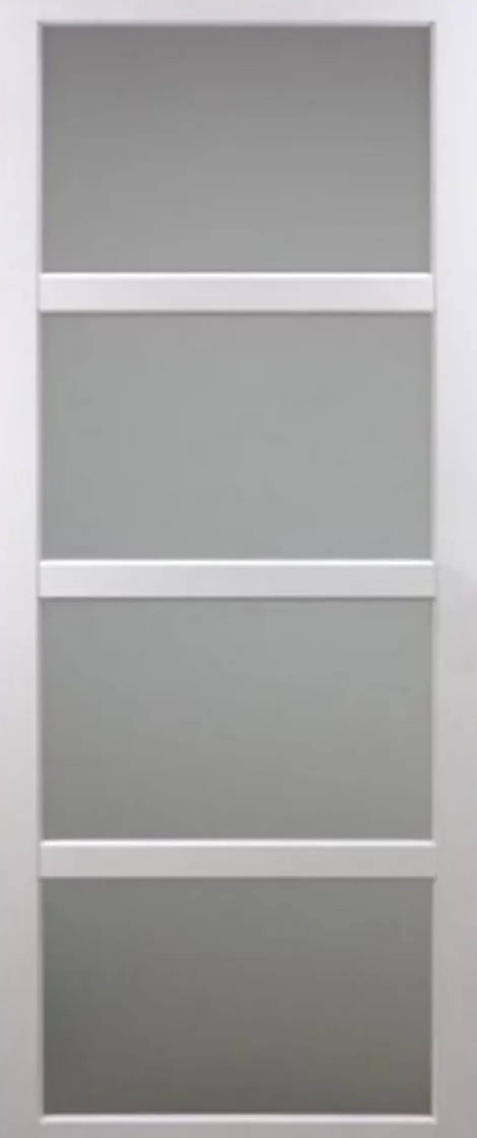 Gd Menuiseries Porte Coulissante Tana Blanc Vitrée H204 X L63