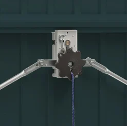 Hormann Porte de garage basculante avec portillon à droite gris anthracite - l.237,5 x h.200 cm