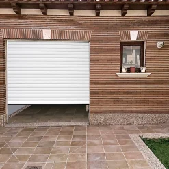 Porte de garage enroulable alu blanche RAL 9003 240 x h.200 cm-GoodHome Discount