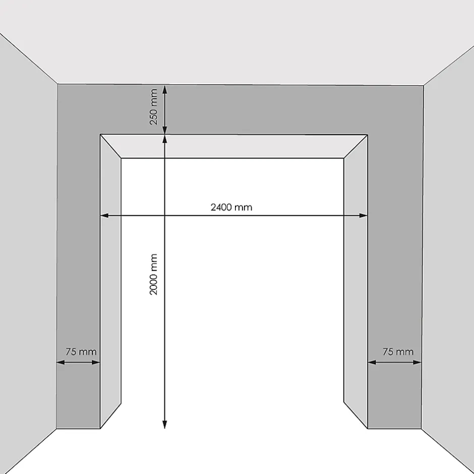 Porte de garage enroulable alu blanche RAL 9003 240 x h.200 cm-GoodHome Discount