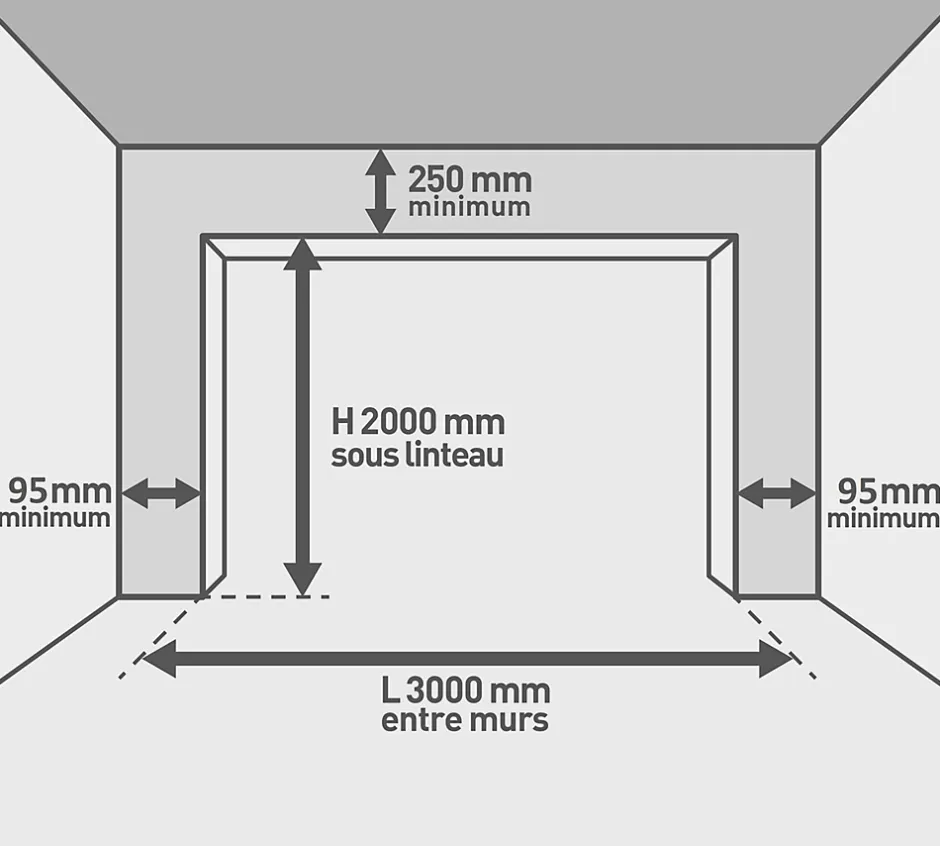 Protecta Porte de garage motorisée enroulable aluminium Ambre gris H.200 x L.300 cm avec hublots