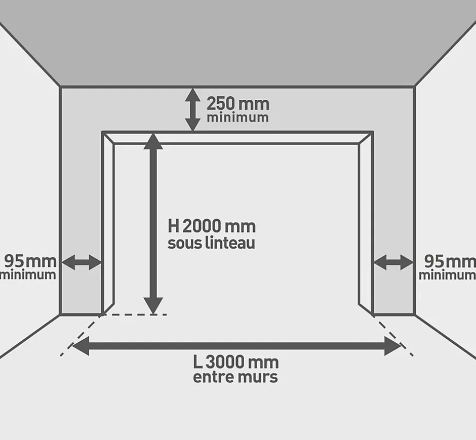 Porte de garage motorisée enroulable aluminium Ambre Blanc H.200 x L.300 cm avec hublots-Protecta Online