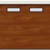 Porte de Garage Sectionnelle Motorisée 240x200 ANKARA - Imitation Bois Mat (Wood Flat)-Rentside Clearance