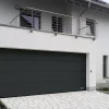 Hormann Porte de garage sectionnelle acier SandGrain gris anthracite RAL 7016 - l.300 x h.212,5 cm - motorisée
