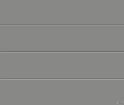 Hormann Porte de garage sectionnelle acier Planar gris aluminium RAL 9007 Matt Deluxe - l.300 x h.200 cm - motorisée