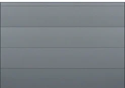 Spadone Porte de garage sectionnelle grise motorisée l.300 x H.212,5 cm x Ep.40 mm, Polygrain