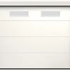 Porte de Garage Sectionnelle Motorisée 240x200 ANKARA - Blanc lisse-Rentside Outlet