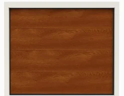 Porte de Garage Sectionnelle Motorisée 240x200 LIMA - Imitation Bois Mat (Wood Flat)-Rentside