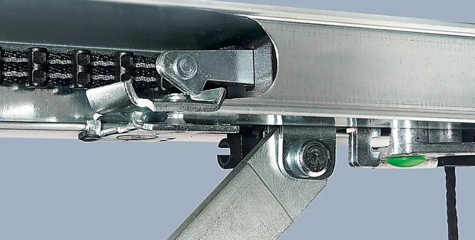 Hormann Porte de garage sectionnelle acier EcoStar Planar gris anthracite RAL 7016 Matt Deluxe - l.300 x h.200 cm - motorisée