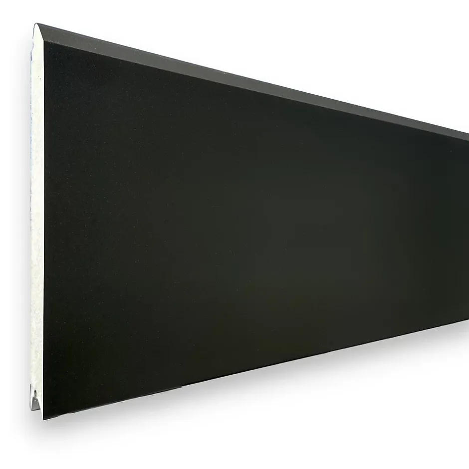 Porte de garage sectionnelle motorisée Noir 2100 l.240 x H.200 cm x Ep.40 mm-Spadone Sale