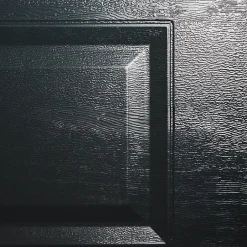 GoodHome Porte de garage sectionnelle à cassettes acier gris RAL 7016 - L.240 x h.200 cm - motorisée (en kit)