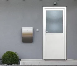 Porte de service 1/2 vitrée pvc poussant droit l.80 x H.205 cm- Sale