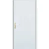 Hormann Porte de service acier galvanisé et pvc Securiserv blanc 90 x h.204,8 cm poussant gauche