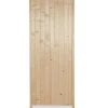 Porte de service bois 90 x h.200 cm poussant gauche- Sale