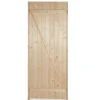 Porte de service bois 80 x h.200 cm poussant gauche- Outlet