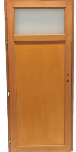 Gd Menuiseries Porte De Service Bois Pagos, H.200 X L.90 P, Droit