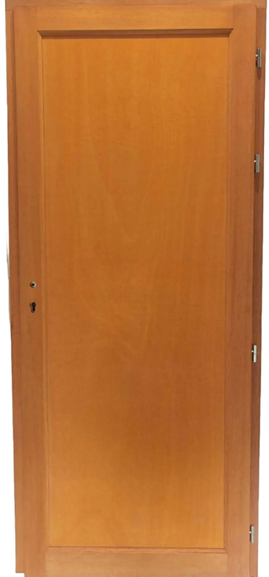 Porte De Service Bois Pleine Armagos, H,200xl,80 Côte Tableau P. Gauche-Gd Menuiseries Outlet