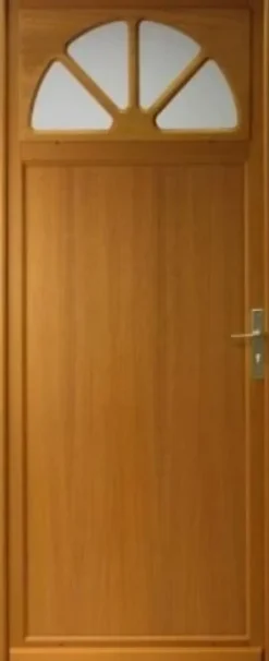 Porte De Service Bois Vitrée Pixos, H,200xl,80 Côte Tableau P. Gauche-Gd Menuiseries Discount