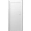 Porte de service pleine PVC 80 x h.205 cm poussant gauche