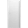 Fral Fermetures Porte de service PVC blanc L 960mm x H 2000mm ouvant droit