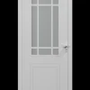 4ALU Porte d'entrée alu blanc Betina H.215 x l.90 cm poussant gauche