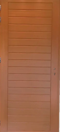 Porte D'entrée Bois Pleine Laura, H.215xl.90 Côte Tableau P.droit-Gd Menuiseries