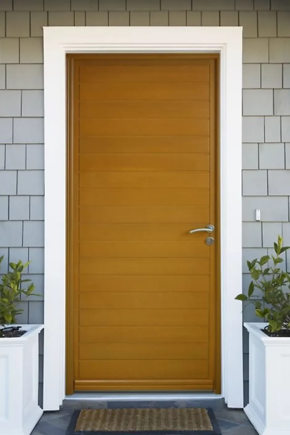 Porte D'entrée Bois Pleine Laura, H.215xl.90 Côte Tableau P. Gauche-Gd Menuiseries