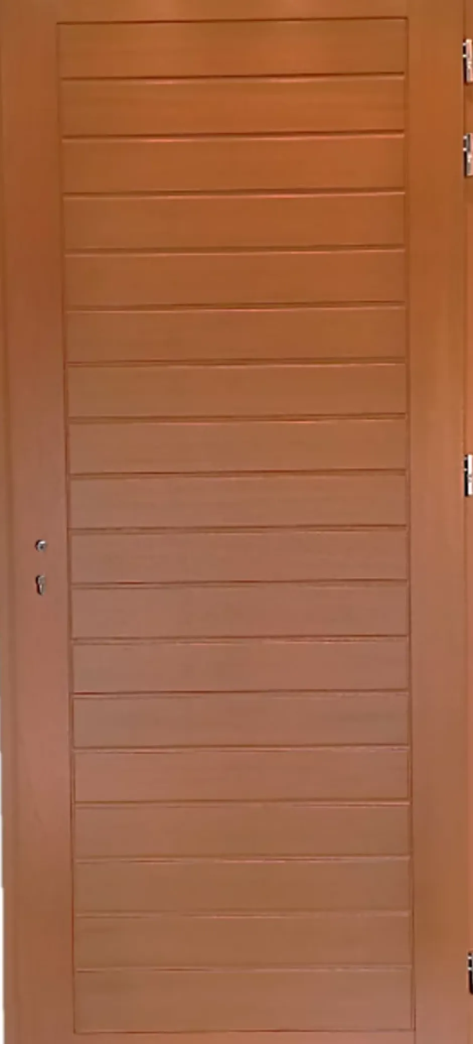 Porte D'entrée Bois Pleine Laura, H.215xl.90 Côte Tableau P. Gauche-Gd Menuiseries