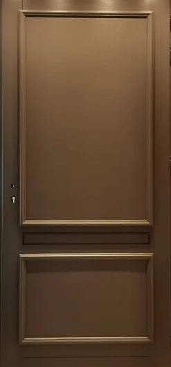 Porte D'entrée Bois Pleine Cassy Gris Ral 7039, H.215xl.90 Côte Tableau P. Gauche-Gd Menuiseries Outlet