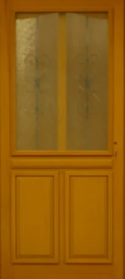 Gd Menuiseries Porte D'entrée Bois Vitrée Sandy, H.215xl.90 Côte Tableau, P.droit